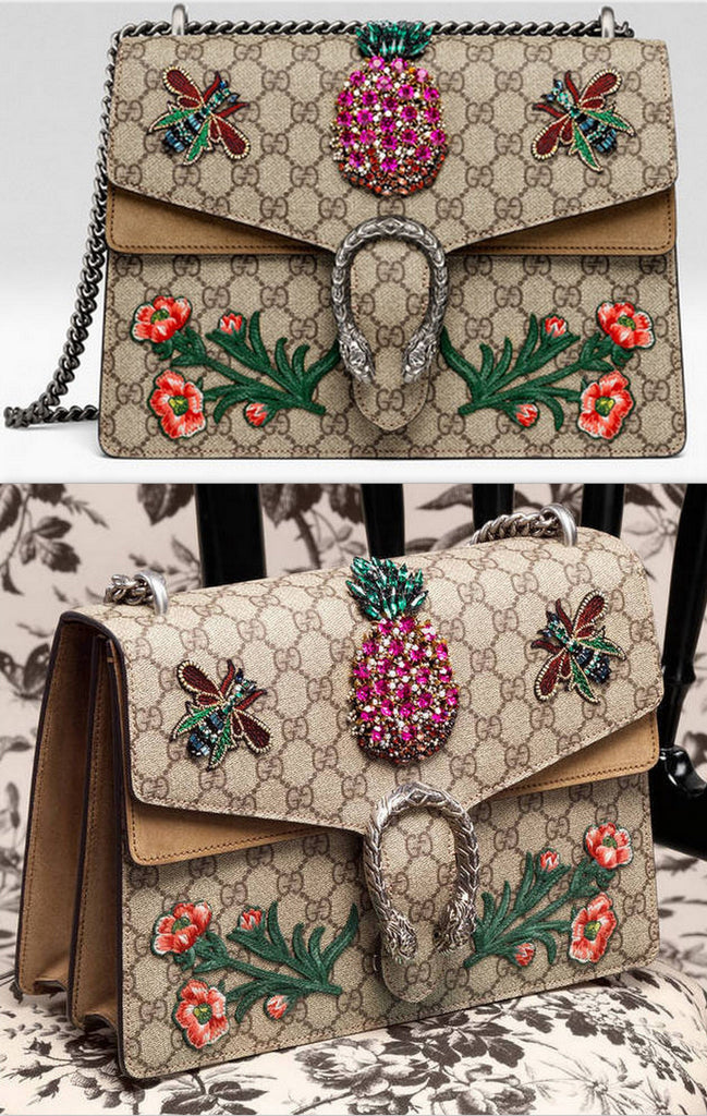 Hong Kong Dionysus Embroidered Shoulder Bag - DESIGNER INSPIRED FASHIONS