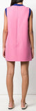 Color-Contrast Shift Dress