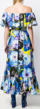 Ruffle Sleeveless Floral Dress