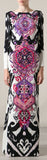 'Suzani' Printed Long Sleeve Maxi Dress - Multi Color - DESIGNER INSPIRED FASHIONS