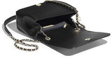 Logo Lambskin Flap Bag, Black | DESIGNER INSPIRED FASHIONS
