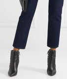 Studded Leather Ankle Boots