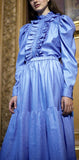 Ruffled Blouse and Skirt Set