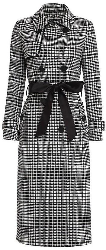 Black & White Trench Coat