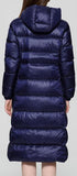 Hooded Puffer Down Coat, Blue