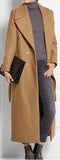 Double-Breasted Wool Blend Twill Coat - DESIGNER INSPIRED FASHIONS
