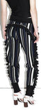 Striped Ruffle Pants - DESIGNER INSPIRED FASHIONS