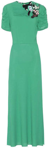 Embellished Green Dress