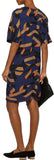 Cat Print Shift Dress