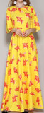Fish Print Maxi Dress