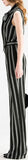 Sleeveless Striped Jumpsuit
