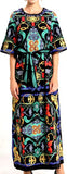 Printed Multi Colored Maxi Dress