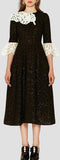 Butterfly-Trim-Cutout Dress - DESIGNER INSPIRED FASHIONS