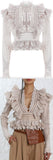 Unbridled Battenburg Bodice Top