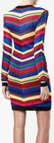 Chevron Knit Long-Sleeve Dress - *Limited Stock* - DESIGNER INSPIRED FASHIONS