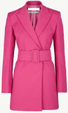 Tailored-Fit Crepe Blazer Dress