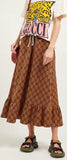 GG-Print High-Rise Maxi Skirt | DESIGNER INSPIRED FASHIONS