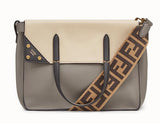 Flip Regular Leather Bag - Grey or Red