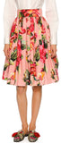 Floral Printed Flounce Top & Matching Skirt Set