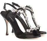 Crystal-Embellished Sandals