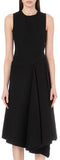 Asymmetric Pleated Dress - DESIGNER INSPIRED FASHIONS