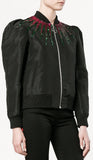 Black Sequin-Embellished Jacket