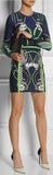 Pop Dress in Fluro Green Print Dress