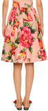 Floral Printed Flounce Top & Matching Skirt Set