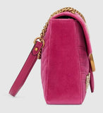 Blind for Love GG Marmont Embroidered Medium Bag