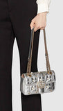 GG Marmont Matelass̩ Mini Bag, Silver