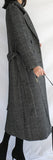 Belted Long Double-Breasted Wool-Cashmere Coat