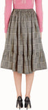 'Glen' Plaid Fabric Top and Skirt Set