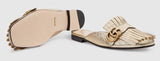 Marmont Metallic Laminate Leather Slipper