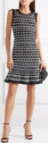 Jacquard Knit Mini Dress