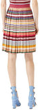 Ruffled Stripe Knit Top & Skirt Set