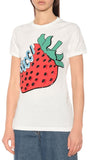 Logo Sequin Strawberry Print T-Shirt | DESIGNER INSPIRED FASHIONS