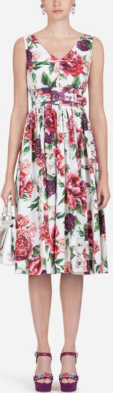 Peony Print Dress