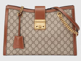 Padlock GG Supreme Canvas Shoulder Bag