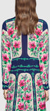 Floral & Ribbon Print Dress - DESIGNER INSPIRED FASHIONS