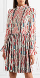 Lace-Trimmed Printed Mini Dress | DESIGNER INSPIRED FASHIONS
