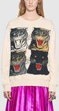 Tiger Face Sweatshirt - DESIGNER INSPIRED FASHIONS
