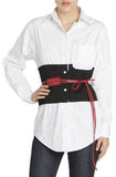 Two-Tone Corset Shirt