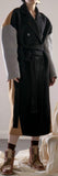 Color-Block Wool-Blend Coat