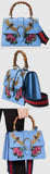 Dionysus Embroidered Leather Top Handle Bag - DESIGNER INSPIRED FASHIONS