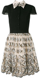 Butterfly Embroidered Dress - DESIGNER INSPIRED FASHIONS