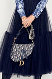 Oblique Saddle Bag - Blue or Red