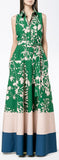 Printed Sleeveless Maxi Dress
