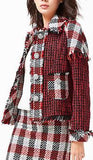 Checkered Tweed Jacket