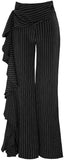 Pinstripe Ruffle Pants