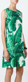 Banana Leaf Brocade Dress - DESIGNER INSPIRED FASHIONS